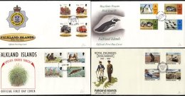 FALKLAND ISLANDS 1964-2002 First Day Covers (64) Incl. The Odd Item Of Stationery; Attractive Range Of Commemorative Set - Sonstige & Ohne Zuordnung