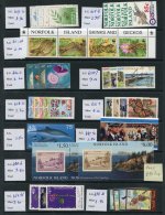 NAURU, NEW HEBRIDES, NIUE & NORFOLK ISLAND Incl. A Few VFU But The Majority UM Sets, M/Sheets Etc. Retail £132 - Other & Unclassified