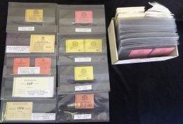 BRITISH COMMONWEALTH STAMP BOOKLETS Stock Housed In Protectors Each Being Tagged With SG Number & Retail Price. Asce - Other & Unclassified