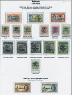 BAHAMAS 1938-49 Appears Complete VFU Incl. 1938 Defins 5s (5) & £1 (3), 1942 Landfall £1 (2) Etc. (85) C - Sonstige & Ohne Zuordnung