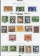 BRITISH GUIANA 1937-51 Complete VFU Collection Incl. Defin Perf Variations/shades Etc. (38) Cat. £280 - Sonstige & Ohne Zuordnung