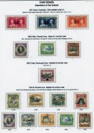 COOK ISLANDS 1937-49 Complete VFU Excl. Postal Fiscals. (30) Cat. £275 - Autres & Non Classés