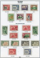 FIJI 1937-49 Complete VFU Collection Incl. Perf & Shade Variations. (48) Cat. £250 - Sonstige & Ohne Zuordnung