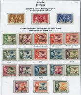 GAMBIA & GOLD COAST 1937-49 Complete VFU Collection. (78) Cat. £367 - Otros & Sin Clasificación