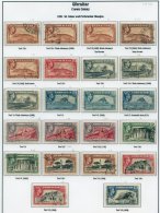 GIBRALTAR 1937-50 Good To VFU Collection With Perf Variations/shades Etc. (51) Cat. £652 - Other & Unclassified