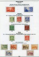GREAT BRITAIN 1937-51 Complete FU Incl. Postage Dues & Channel Islands - German Occupation Issues. (86) - Sonstige & Ohne Zuordnung