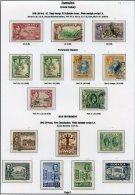 JAMAICA 1937-52 Complete, TRINIDAD & TOBAGO Complete FU Collections. (59) Cat. £295 - Otros & Sin Clasificación