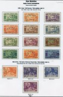 NEW HEBRIDES - ENGLISH 1938 Gold Currency Set VFU & 1949 UPU Set VFU, SG.52/67. (160 Cat. £173 - Otros & Sin Clasificación