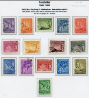 SEYCHELLES 1937-52 Complete VFU Collection. (71) ST.Cat. £590 - Other & Unclassified