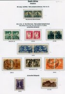 SOUTH AFRICA 1937-51 Complete FU Collection, S.W.A 1937-52 Complete FU Collection. (133) ST.Cat. £1150 - Other & Unclassified