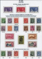 ST. LUCIA 1937-51 & ST.VINCENT 1937-51 Complete VFU. (112) Cat. £290 - Sonstige & Ohne Zuordnung