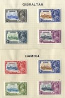 1935 Silver Jubilee Omnibus Set M (Canada Set - Faults), Odd Tone But Generally Fine Complete Set (less Egypt) Housed In - Otros & Sin Clasificación