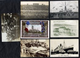 COLLECTION Of Cards Housed In Five Albums Incl. Exhibitions, Fairs, Royalty, Shops, Advertising, Miscellaneous With Many - Unclassified