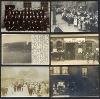 COLLECTION Of Cards Incl. Many Unidentified Real Photographs (RP's) Incl. Shop Fronts, Rail Disasters Etc. Inspection Re - Sin Clasificación