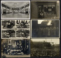 MISCELLANEOUS ACCUMULATION Of Cards With Several Better Incl. RP's Of 1918 Peace Celebrations - Hetton, J. Rowan Boot Ma - Unclassified