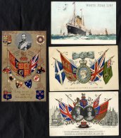 MODERN ALBUM Of Cards Incl. Military, Shipping, N.E England, Hold To Light, Comic, War Time, Useful Range Of Royalty Etc - Unclassified