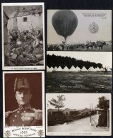 OLD ALBUM (good Quality) Containing A Collection Incl. Useful Wartime/military, Patriotic Etc. - Unclassified