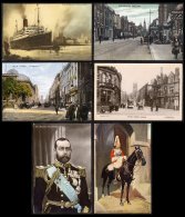 COLLECTION Of Cards In Three Albums, General Range Of GB & Foreign Incl. Comic, Royalty, Shipping Incl. Titanic Card - Sin Clasificación