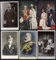 ROYALTY Attractive Collection Of Cards Neatly Displayed In A Multi Ring Album Incl. Individuals, Family Groups, Coronati - Ohne Zuordnung