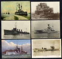 SHIPPING Collection Of Cards (167) & Postcard Sized Photographs (314) Housed In Two Modern Albums. - Ohne Zuordnung