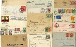 FOREIGN COVERS 1899-1967 Selection Of Covers & Cards Incl. 1937 Dahomey - London F.F, 1902 Tsington PPC, Iran 1941 C - Otros & Sin Clasificación