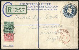 MALTA & CYPRUS 1908 Letter From Sicily To Malta With 2c Cancelled CATANIA, Underpaid With ½d In Circle T Mark - Other & Unclassified