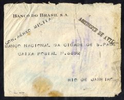 1942 Nov 18th Brazilian Military Service Flight To Rio Crashed, Banco De Brazil Cover Mossoro/Rio 'Accidents De Aviao' C - Autres & Non Classés