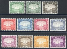 1937 Dhow Set To 5r M, SG.1/11. (11) Cat. £550 - Other & Unclassified