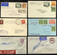 1930-41 First Flight Covers (5) From 1930 April 1st Queensland Air Navigation First Flight Townsville - Brisbane (less T - Altri & Non Classificati