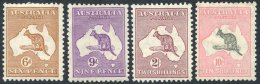 1931-36 6d, 9d, 2s & 10s, Fine M, SG.132/4 & 136. Cat. £520 - Autres & Non Classés