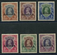 1938-41 1r - 25r High Value Set, UM (15r Is Wmk Inverted), SG.32/37, Cat. £362 - Sonstige & Ohne Zuordnung