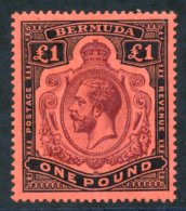 1918-22 £1 Purple & Black Red, Fresh M, SG.55. (1) Cat. £325 - Sonstige & Ohne Zuordnung