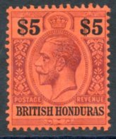1913-21 MCCA $5 Purple & Black/red Fine M, SG.110. Cat. £275 (1) - Sonstige & Ohne Zuordnung