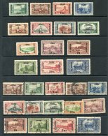 1918 Turkish Pictorials Surcharged Set, M (some Faults), Another Set U (odd Faults), SG.1/14. (28) Cat. £215 - Sonstige & Ohne Zuordnung