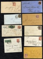1865-1939 Selection Of Covers (48) Incl. 1862 Cover To Prince Edward Islands, Franked 1c Rose-red, 1855 Cover Woodstock - Sonstige & Ohne Zuordnung