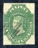 1857-59 1/9d Green With Good To Large Margins, Fine Used, SG.11, Cat. £800. - Sonstige & Ohne Zuordnung