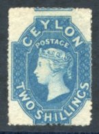 1861-64 2s Dull Blue, Unused Without Gum, Fine. RPS Cert. 1949, SG.37, Cat. £750. - Autres & Non Classés