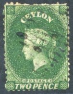 1863-66 2d Yellowish-green, Lightly Cancelled, The Usual Perforation Irregularities & A Fraction Soiled O/w Fine, SG - Autres & Non Classés