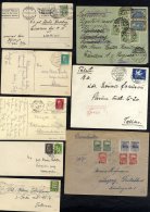 1891-1940 Selection Of 32 Covers, Cards & Postal Stationery, Some Registered With A Variety Of Cancels Incl. 1891 PO - Sonstige & Ohne Zuordnung