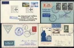 1936-69 Range Of First Flight Covers Incl. AOY Helsinki - Stockholm 16.12.26, AOY 20th Anniv Flight Helsinki - Stockholm - Sonstige & Ohne Zuordnung