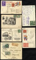 1890-1930 Covers Etc, Mainly With Sower Frankings Incl. Advertising Items, Three With Swiss Dues, German Redirection Lab - Otros & Sin Clasificación