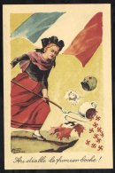 1944 To Hell With The Germans, Unused Propaganda Card, VF. - Otros & Sin Clasificación