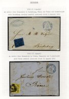 BRUNSWICK 1810-67 Collection Of 86 M Or U Stamps, 59 Items Of Postal History Neatly Written Up On Leaves In Protectors I - Sonstige & Ohne Zuordnung