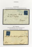 OLDENBURG 1811-66 Collection Neatly Presented On Leaves In Protectors Commencing With Pre-stamp Entires Showing S/line C - Sonstige & Ohne Zuordnung
