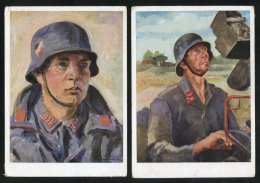 1930's-40's Range Of Covers & Cards Incl. Several Coloured Type Incl. Propaganda, Aircraft Incl. Messerschmitt Etc, - Sonstige & Ohne Zuordnung