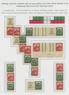 1931 Welfare Fund Pane No.1 From The Booklet + A Really Good Selection Of Combinations From Sheets, From Which Booklet P - Sonstige & Ohne Zuordnung