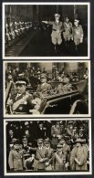 1938 Photographic Postcards (19 Different Images) Commemorating Hitler's Visit To Italy To Meet Mussolini, Reverses Bear - Sonstige & Ohne Zuordnung