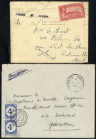 1918-later Group Of Covers & Postcards. 1918 PPC With Boxed PASSED BY CENSOR Mark, 1935 Bibby Line PPC, Underpaid To - Sonstige & Ohne Zuordnung