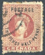 1881 P.14½ 2½d Rose-lake U Example Showing The 'PENCF' Variety, SG.22d. (1) Cat. £180 - Other & Unclassified