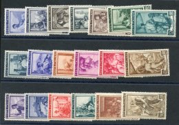 1950 Provincial Occupations Set Complete, UM SG.760/778. Cat. £300 (18) - Other & Unclassified